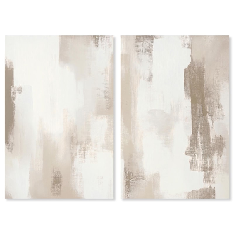 Winter Mist II Canvas Set of 2 by Art Remedy, Gallery Wrapped - 30" x 45"