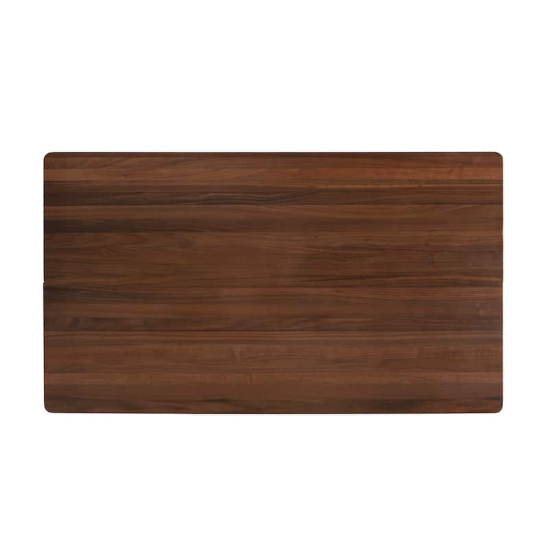 63" Rectangular Dining Table, Minimalist Rectangular Dinette Table for Dining Room and Kitchen