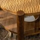preview thumbnail 6 of 5, 2-Tier Round Coffee Table with Storage Shelf
