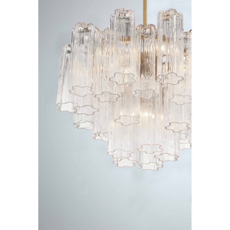 Crystorama Lighting Group ADD-306-CL Addis 6 Light 20" Wide Waterfall