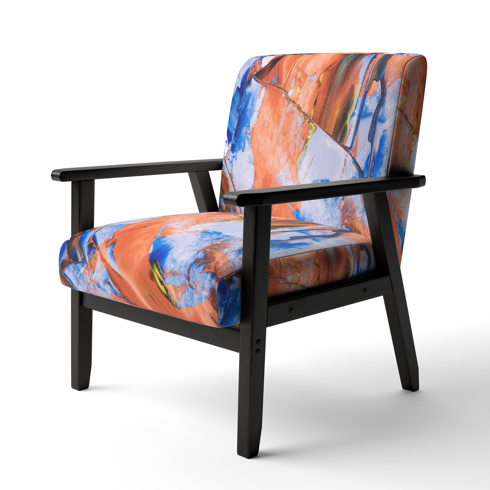 Blue and orange chair sales