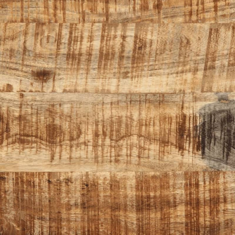 vidaXL Kitchen Trolley Solid Rough Wood Mango - 31.5" x 21.7" x 27.6"