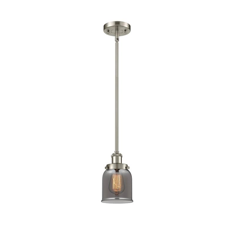 Innovations Lighting Small Bell 5" Wide Mini Pendant - Rod Hung