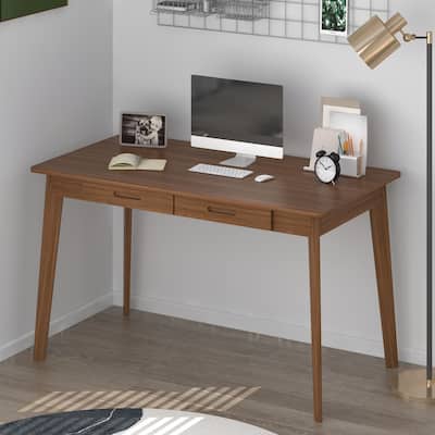 47.2"W Wood Desk Writing Desk Computer Desk