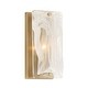 preview thumbnail 1 of 3, Minka Lavery 3631 Veil 10" Tall Wall Sconce with Frosted Glass Shade