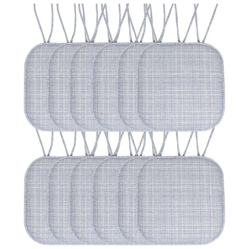 Aria Memory Foam Non-Slip Chair Pad with Ties