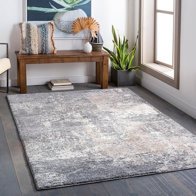 Livabliss Gamaliel Modern Distressed Area Rug