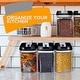 preview thumbnail 6 of 25, Cheer Collection Set of 8 Uniform Size Airtight Food Storage Containers