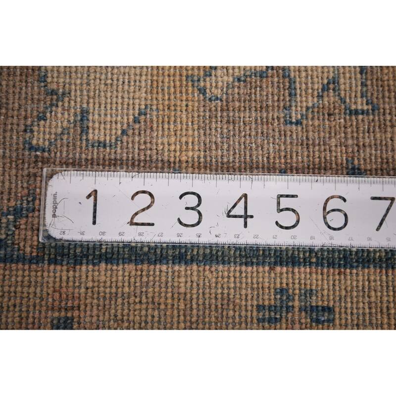 Oushak Turkish Area Rug Handmade Vegetable Dye Wool Carpet - 8'0" x 11'2"