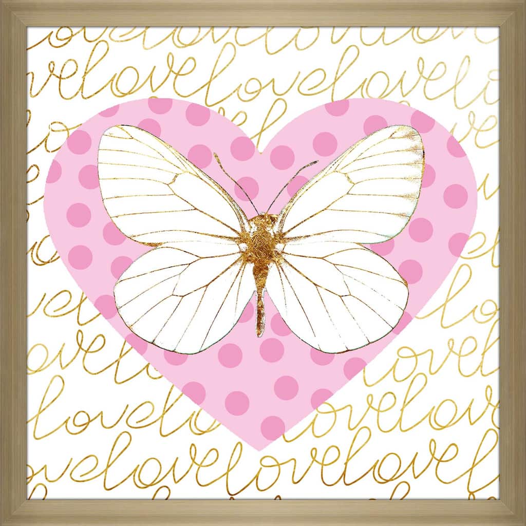 "Butterfly Love (Pink)" by Jodi Print on Acrylic