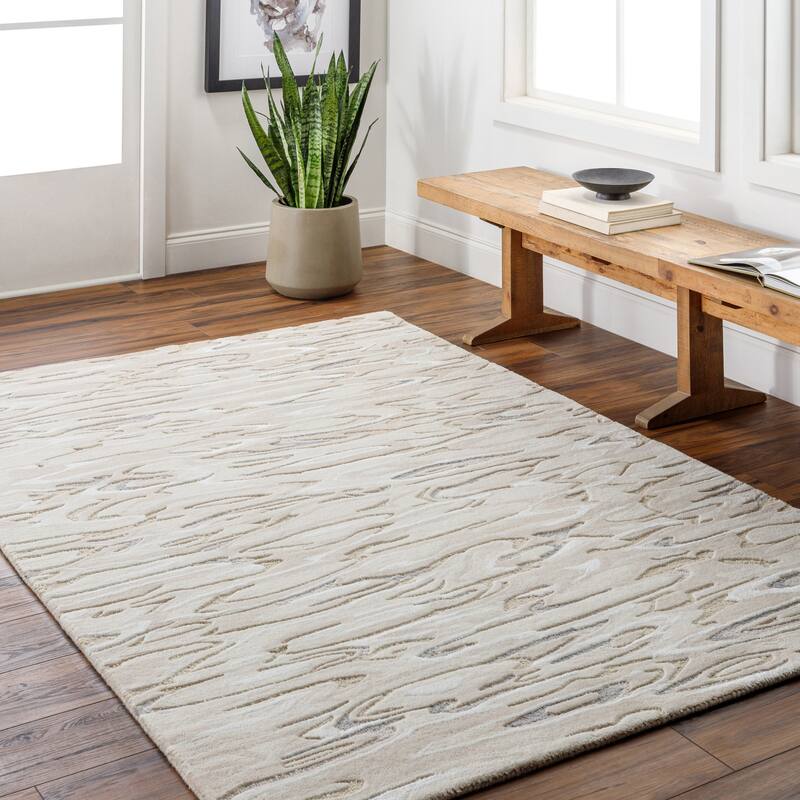 Broome Modern & Contemporary Area Rug - 5' x 7' 6" - Beige
