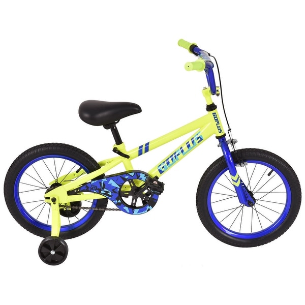 yellow toddler bike
