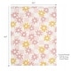 preview thumbnail 3 of 5, Lambs & Ivy Daisy Dreams Soft & Cozy Luxury Fleece Checkered Baby Blanket