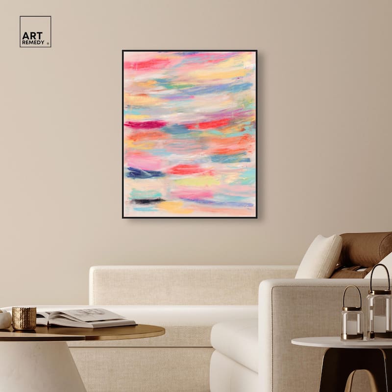 Color Play III Canvas by Art Remedy