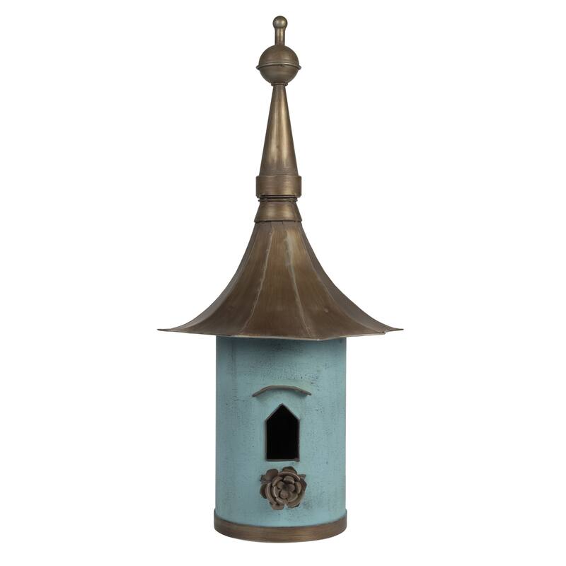 Decorative Metal Birdhouse