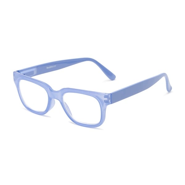 Readers.com The Wave Blue Light Reader Retro Square Reading Glasses. Opens flyout.