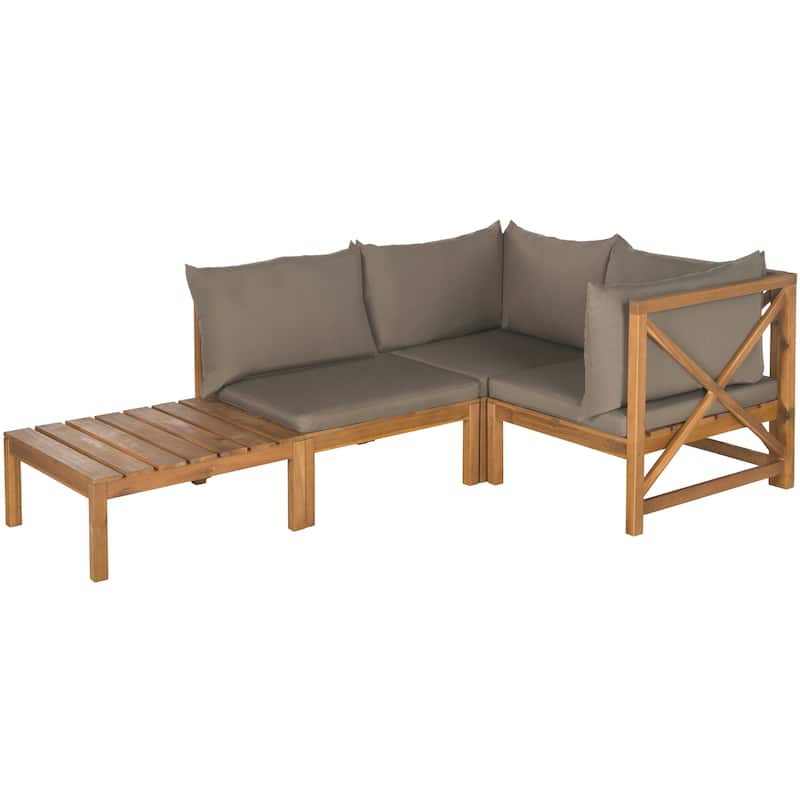 SAFAVIEH Outdoor Pietra Modular Sectional - 27W x 27D x 27H