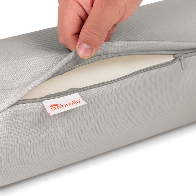 Austin Horn Classics Sunbrella Zippered Neck Roll Bolster (set of 2)