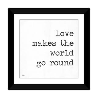 iCanvas "Love Makes The World Go Round" by Jaxn Blvd.