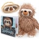 preview thumbnail 1 of 6, Sloth Sleepover Gift Set, 3-Piece Set Includes Plush Sloth Stuffed Animal, Illustrated Storybook - Multi