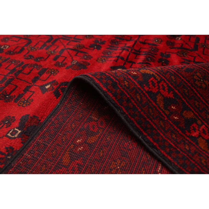 ECARPETGALLERY Hand-knotted Finest Khal Mohammadi Red Wool Rug - 9'11 x 12'10