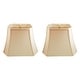 preview thumbnail 9 of 7, Royal Designs Rectangle Cut Corner Lamp Shade, Eggshell, (7x9)x(10.25x16)x12.25 Set of 2