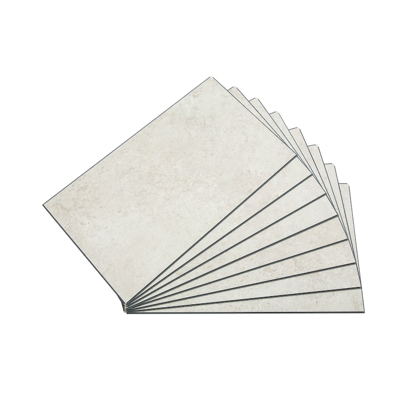 Palisade Vinyl Wall Tile - Rain Cloud - 8 Pack