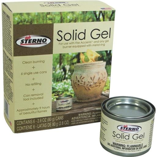 Lee's Pottery 6Pk Firepot Gel Fuel U08070001 Unit: EACH