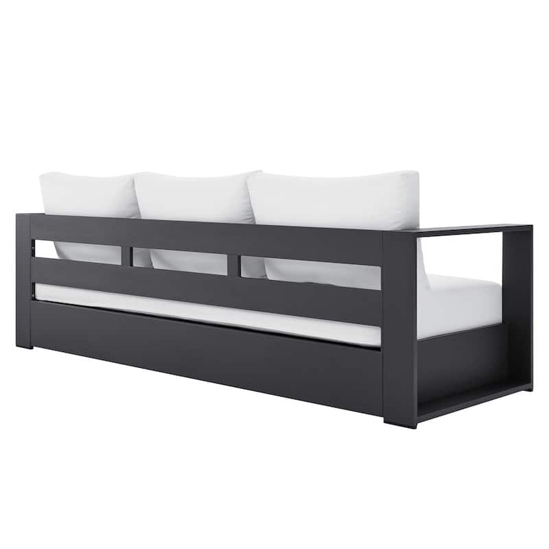 Tahoe Outdoor Aluminum 4-piece Conversation Set with Coffee Table