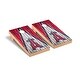 preview thumbnail 1 of 3, Los Angeles Angels MLB Triangle Cornhole Board Set Include Carrying Case