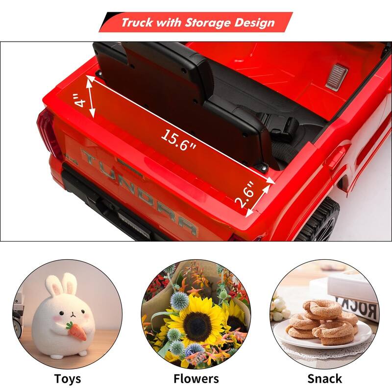 12V Licensed Toyota Ride on Car with Remote Control
