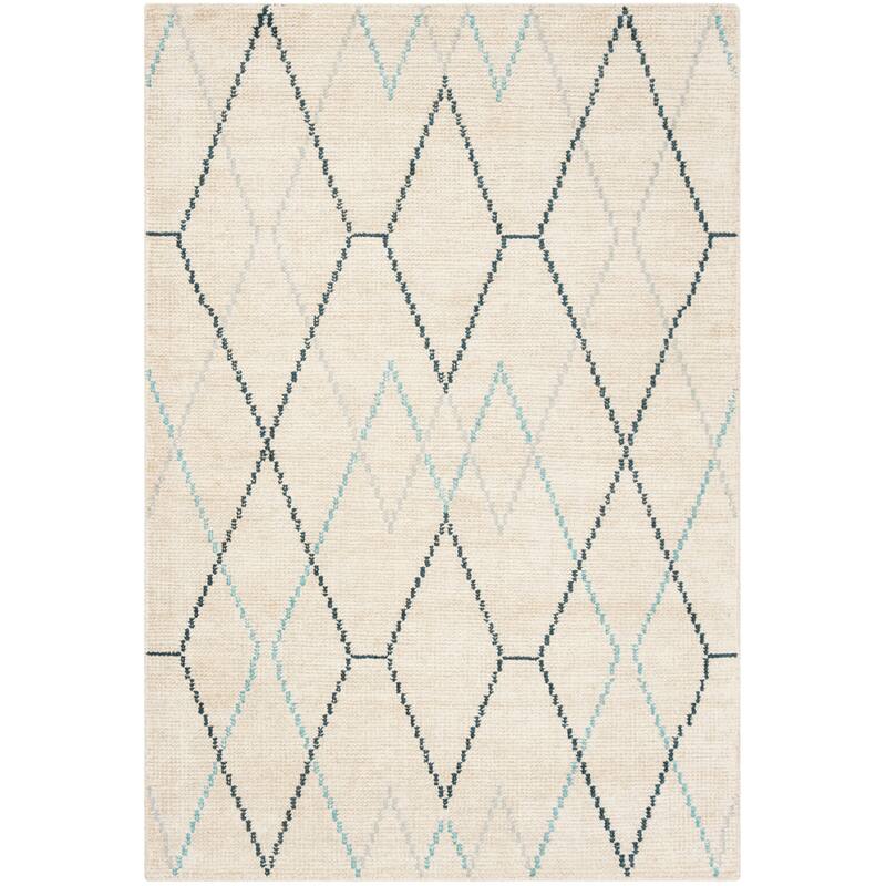 SAFAVIEH Hand-knotted Stone Wash Husnida Modern Wool Rug
