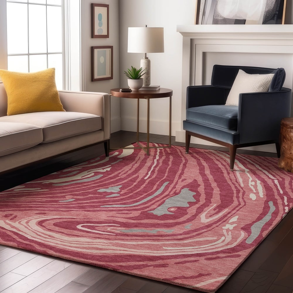 Premium Washable Super Soft Abstract Contemporary Mayfield Rug