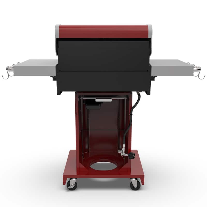 Kenmore 3-Burner Propane Gas Grill with Foldable Side Shelves