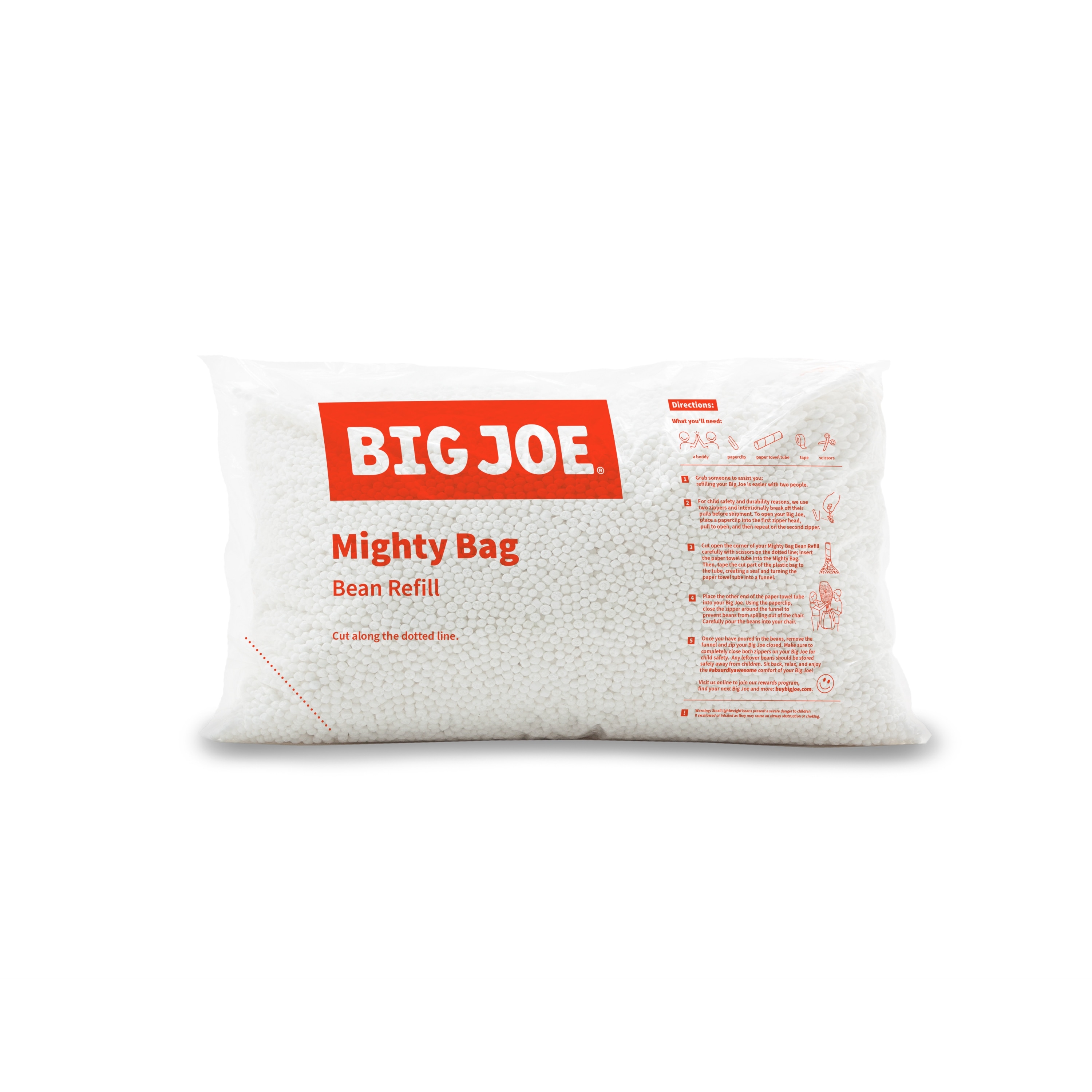 Big Joe Bean Bag Refill, 100 Liter Single Pack - Bed Bath & Beyond - 7356569