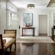 preview thumbnail 4 of 9, Modern 3-Light Crystal Black Drum Flush Mount Ceiling Light