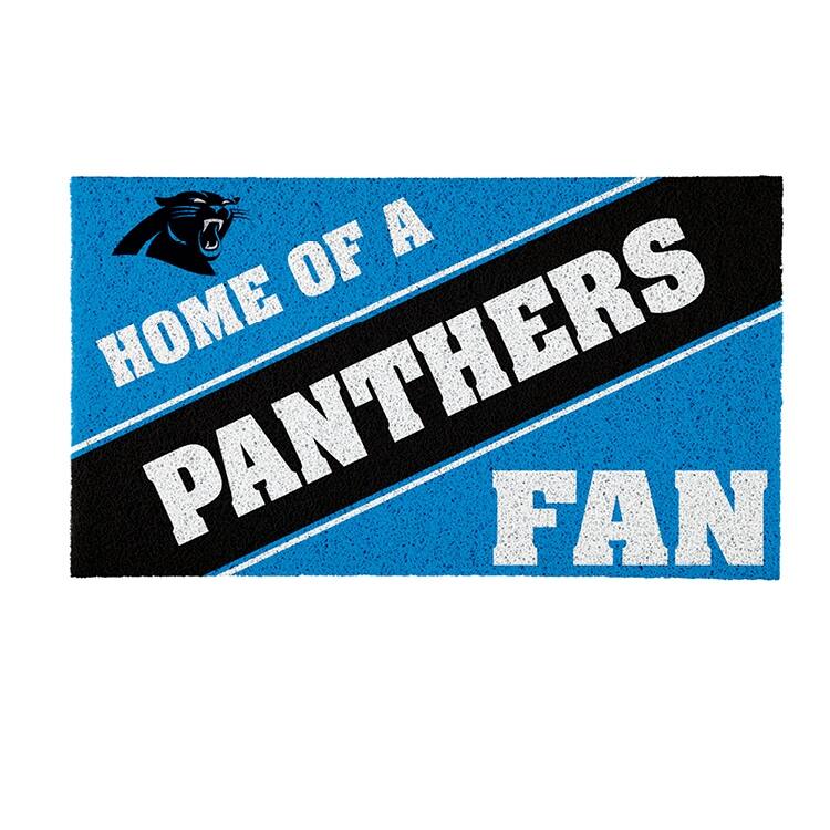 Carolina Panthers PVC Door Mat - Multi-Color