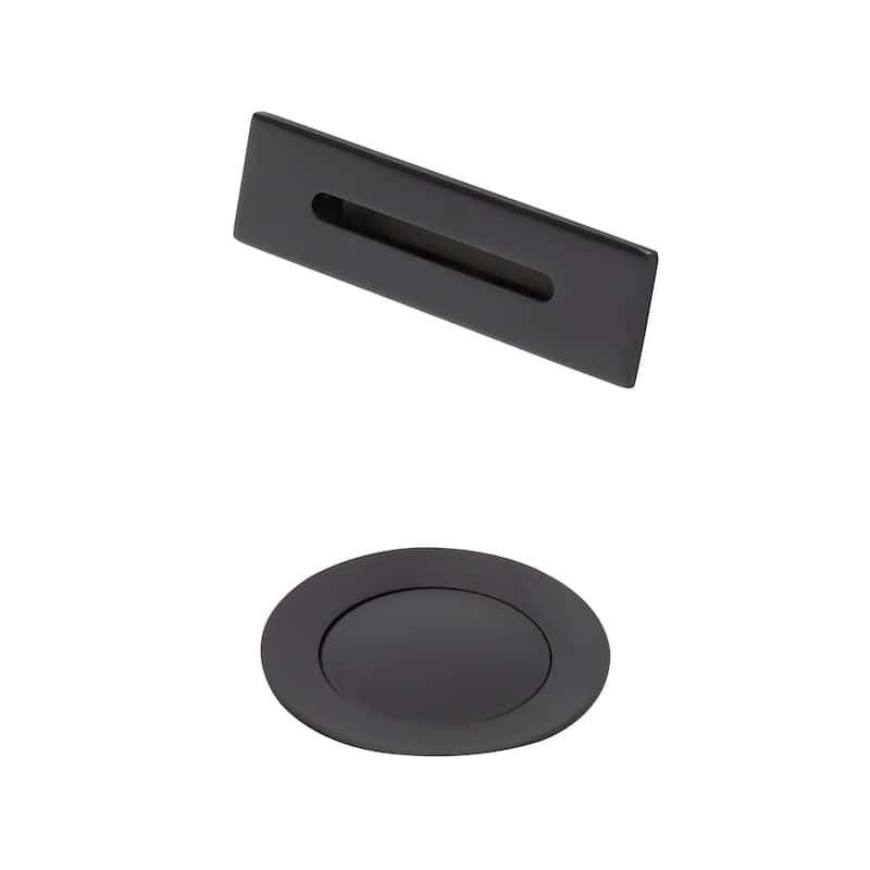 Wyndham Collection Universal Square Bathtub Trim Kit - Matte Black