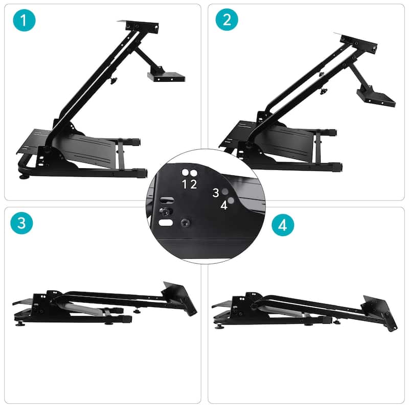 Steering Wheel Stand, Racing Wheel Stand Racing Simulator for Logitech G25, G27, G29 Wheel and Pedals Not Included