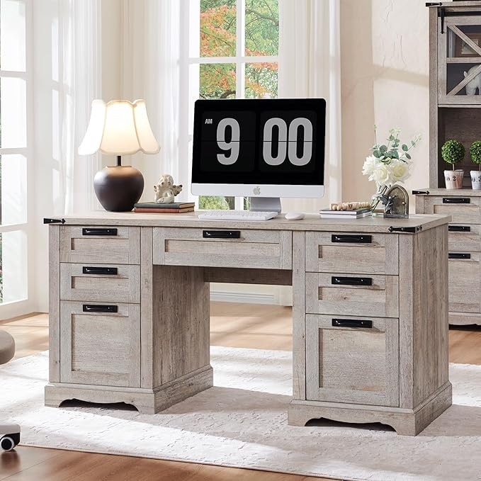 Grey Wood Desks Bed Bath Beyond