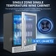 preview thumbnail 2 of 5, 22.7"D 120-Can Capacity Beverage Refrigerator Cooler with Glass Door