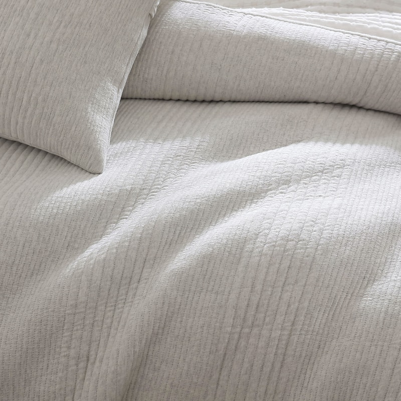 DKNY PURE Ribbed Jersey Duvet Set