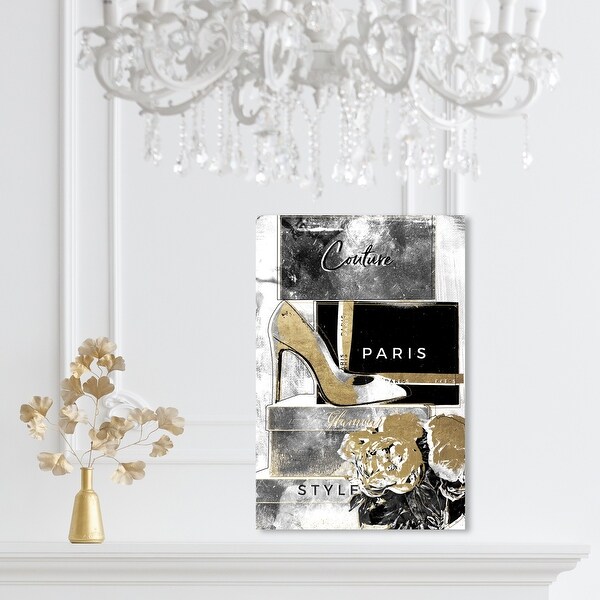 Oliver Gal 'Luxury Shoe Boxes' Fashion and Glam Wall Art Canvas