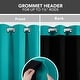 preview thumbnail 51 of 91, Deconovo 100 Percent Blackout with Liner Grommet Curtain (2 Panel)