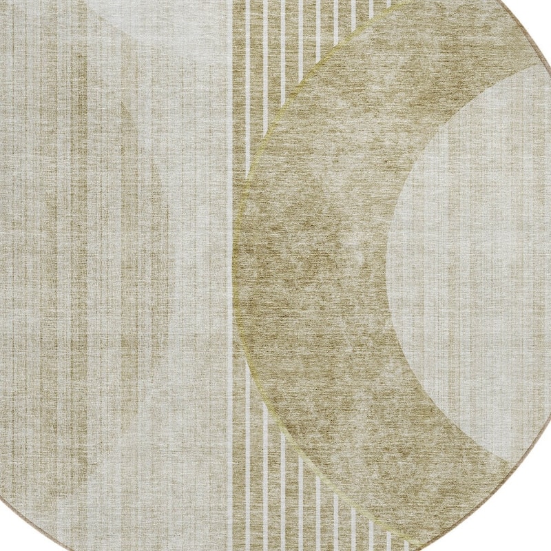 HomeRoots Geometric Transitional Rectangle Outdoor Rug