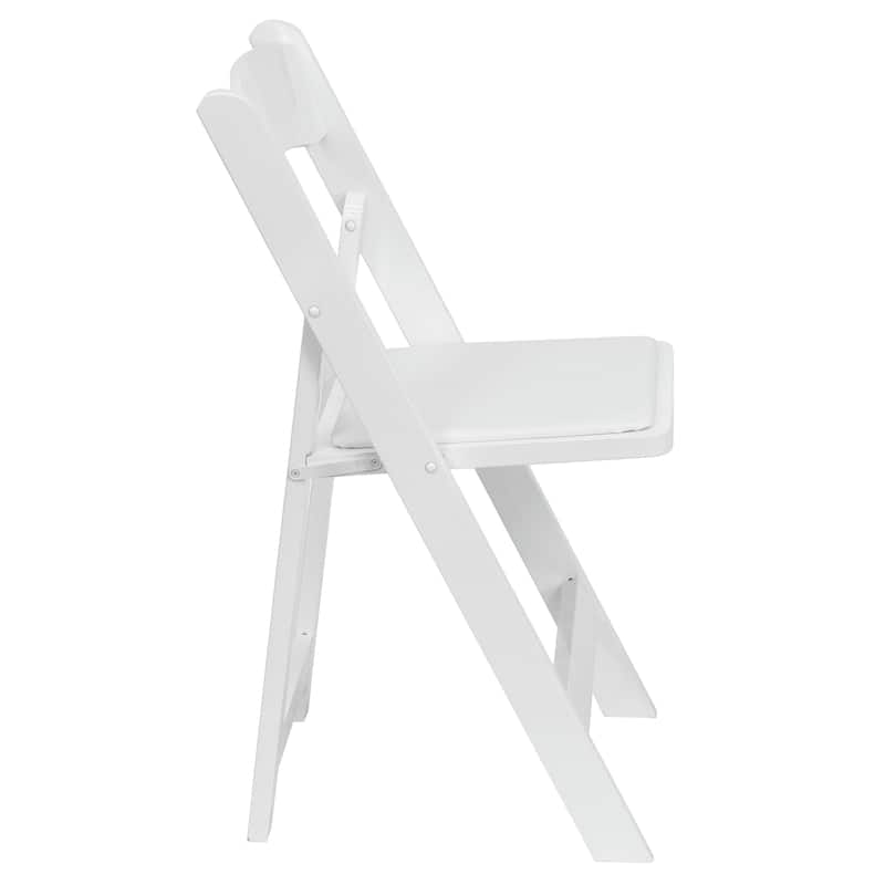 Vinyl-padded Wood Folding Chair (Set of 4)