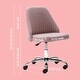 preview thumbnail 7 of 33, Home Office Chair Twill Fabric Ergonomic Desk Chair Computer Task Chair Vanity Chair