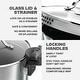 preview thumbnail 4 of 8, Gotham Steel Stainless Steel Pasta Pot with Built-In Strainer and Locking Handles Multi-Purpose Stock Pot