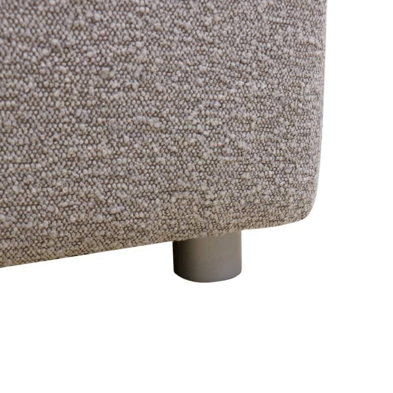 Pasargad Home Portfino Modern Sectional Sofa with 2 Pillows