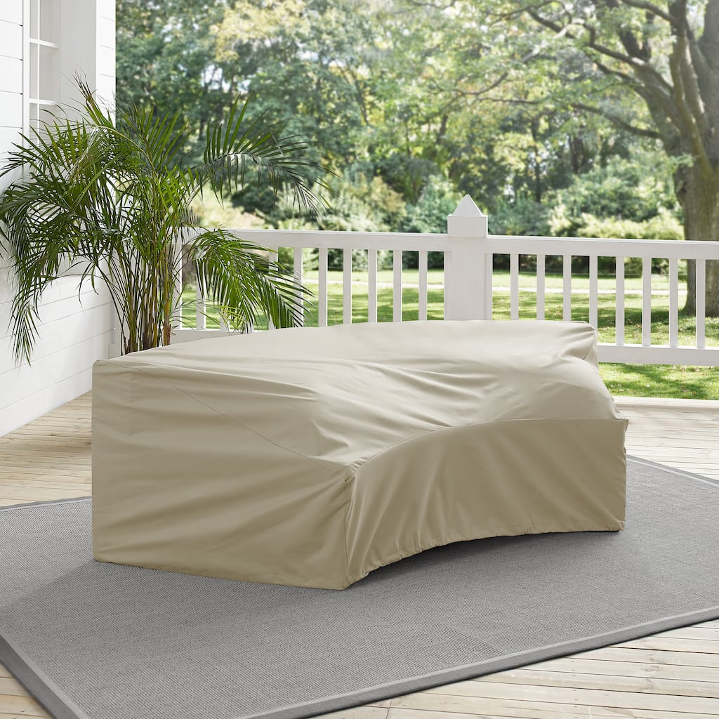 Crosley Outdoor Catalina Round Sectional Furniture Cover - 82.68 "W x 31.5 "D x 26 "H
